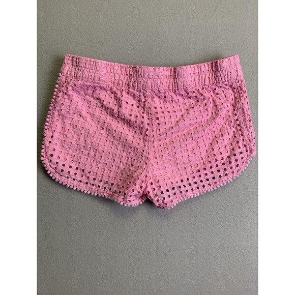 Lilly Pulitzer For Target Shorts Woman Small Eyelet Lined Pull On Beach Vacation - Picture 2 of 7